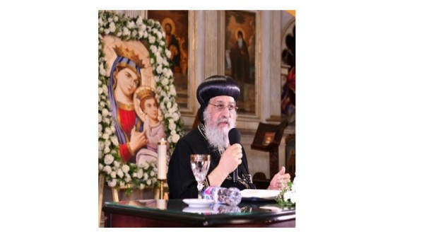 البابا تواضروس يترأس قداس بداية العام الجديد بالكاتدرائية المرقسية بالإسكندرية