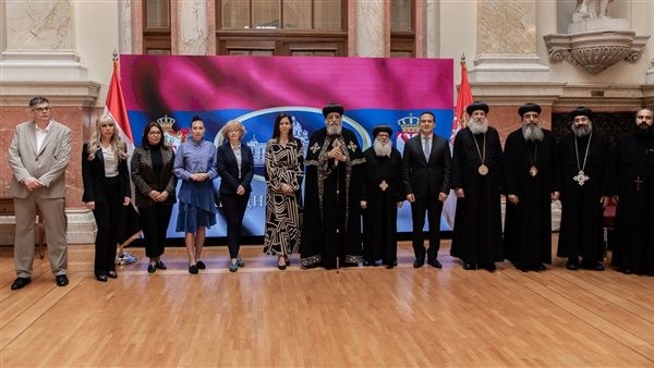 البابا تواضروس الثاني يزور البرلمان الصربي: "نحن نبني جسور المحبة بين الشعوب"