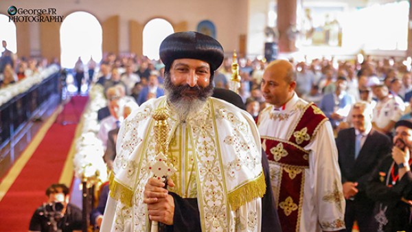 تجليس الأنبا مينا أسقفًا على إيبارشية برج العرب والعامرية