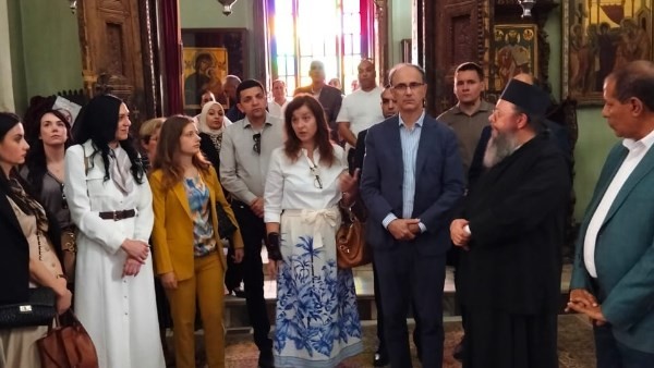 في دير سانت كاترين .. شاهد الزيارة الأولى لرئيس وزراء صربيا لمصر
