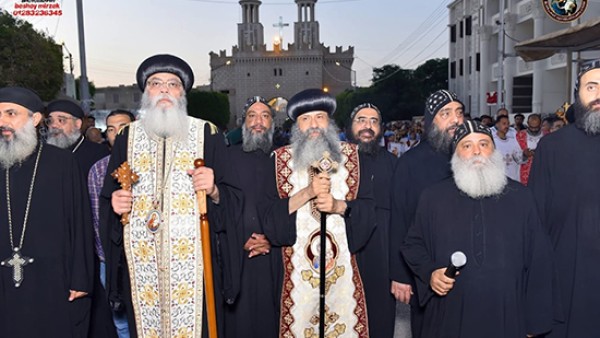 دير المحرق يختتم نهضته الروحية لعيد "حالة الحديد" تحت رعاية الأنبا بيجول