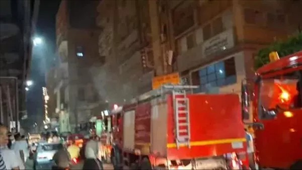 إخماد حريق نشب بحارة اليهود في الموسكي