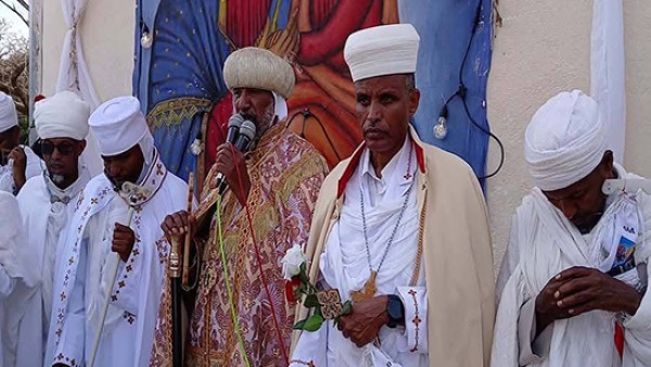 البطريرك باسيليوس الأول يترأس احتفال تدشين كنيسة ومذبح جديد في دير السيدة العذراء مريم بمنطقة "عيلا" جنوب إريتريا