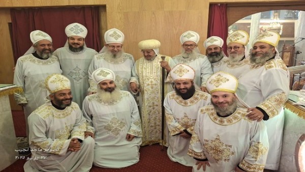 الأنبا مرقس يدشين كنيسة "مار يوحنا الحبيب " ببهتيم