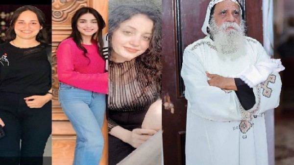 بالفيديو:أسقف مطاي يترأس صلاة الجناز على أرواح الخادمات الثلاث ضحايا الحادث الأليم