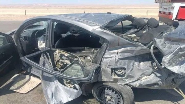 تصادم 3 سيارات بطريق العين السخنة في السويس والدفع بسيارات الإسعاف