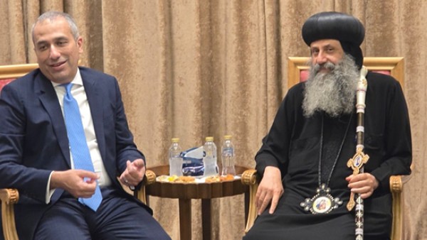 وفد البنك الزراعي المصري يزور دير السيدة العذراء المُحرق