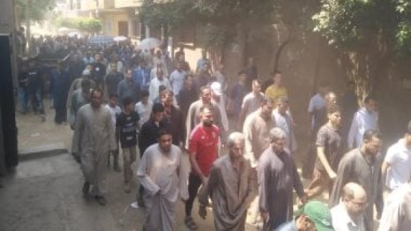 تشييع جنازة لاعب الفلاى بورد وسط حزن كبير من أهالى زاوية بمم فى المنوفية..صور