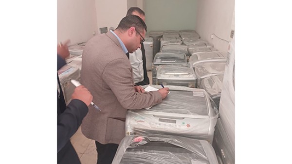 إحباط أكبر عملية لإعادة تدوير الأجهزة الكهربائية قبل تداولها بالأسواق