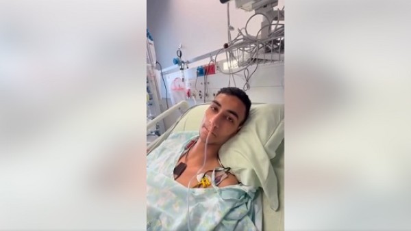 فيديو .. الغزي سهيل بعد إصابته في قصف كنيسة العائلة المقدسة بغزة: المحبة أقوى من الحرب
