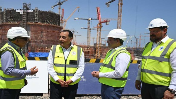 رئيس الوزراء يعلن موعد بدء تشغيل أول مفاعل نووي في محطة الضبعة