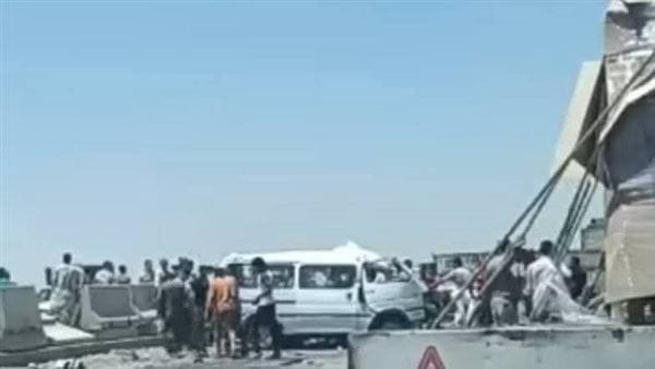 نقل 3 مصابين في حادث الطريق الإقليمي إلى العناية المركزة بمستشفى الباجور (فيديو)