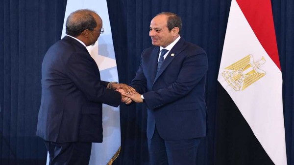 السيسي يستقبل رئيس الصومال بمدينة العلمين.. ويؤكد دعم مصر الكامل لأمن واستقرار القرن الأفريقي