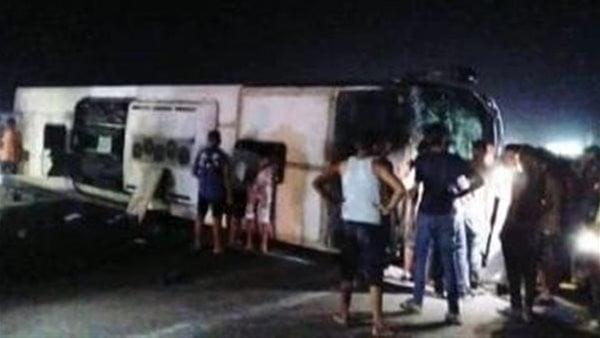 همّا بخير وفي طريقهم للعودة.. أول رد من كنيسة المرج على حادث تصادم أتوبيس طلاب بمطروح