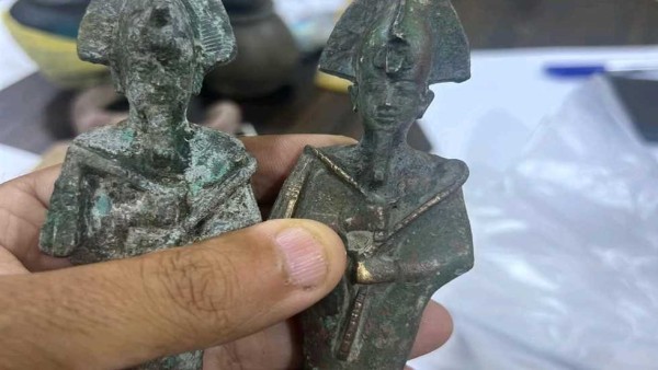 مجوهرات وتماثيل فرعونية.. محاولة تهريب آثار بـ 3.5 مليار جنيه في نويبع (التفاصيل بالصور)