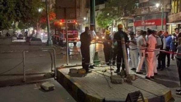كسر ماسورة غاز داخل محطة وقود فى السيدة زينب.. صور