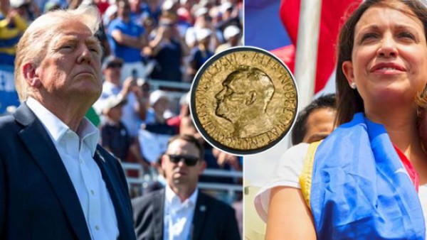 زعيمة المعارضة الفنزويلية تهدي جائزتها للسلام إلى ترامب… والرئيس الأمريكي يحتفظ بها