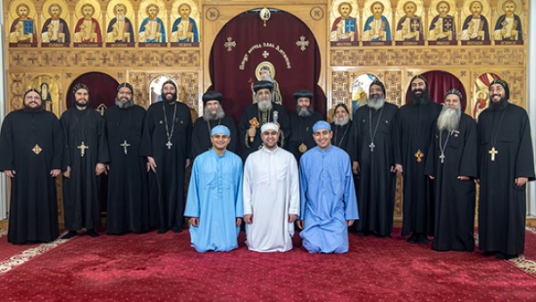 قداسة البابا تواضروس الثاني يلتقي رهبان دير الأنبا أنطونيوس بالنمسا