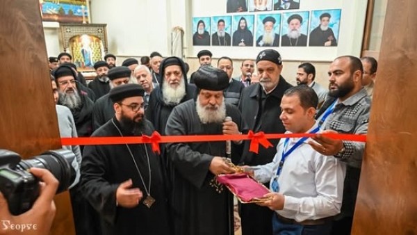 نيافة الأنبا ميخائيل يترأس قداس تدشين الكنيسة بعد أعمال التجديدات