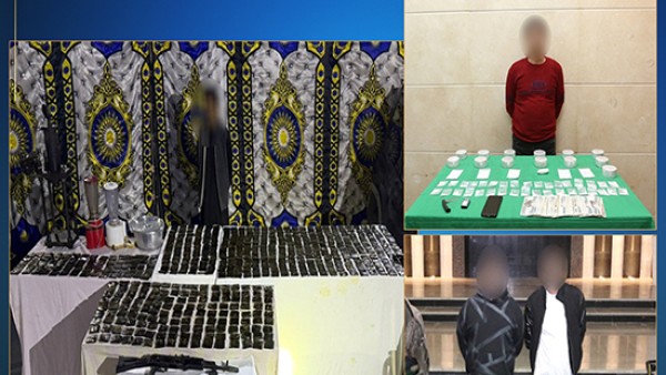 مصرع 4 عناصر إجرامية شديدة الخطورة وضبط نصف طن مخدرات و40 سلاحًا ناريًا بأسيوط