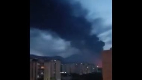 مشاهد أولية توثق لحظة انفجار هز العاصمة الإيرانية طهران