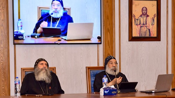 الأنبا رافائيل يزور دير السيدة العذراء المُحرق العامر