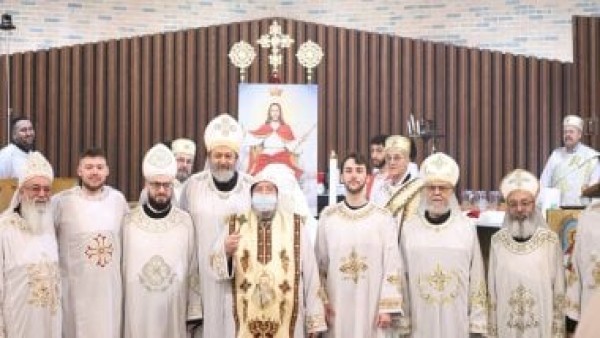 افتتاح كنيسة الأنبا موسى والقديسة مريم بمدينة أوكفيل فى أونتاريو